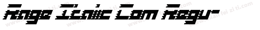 Rage Italic Com Regu字体转换